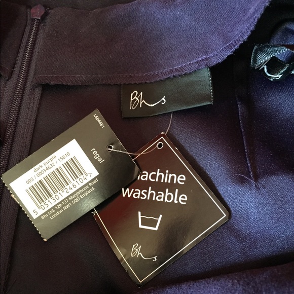 ✨NWT✨ Faux Suede Dark Purple Skirt By BHS. - Picture 5 of 6